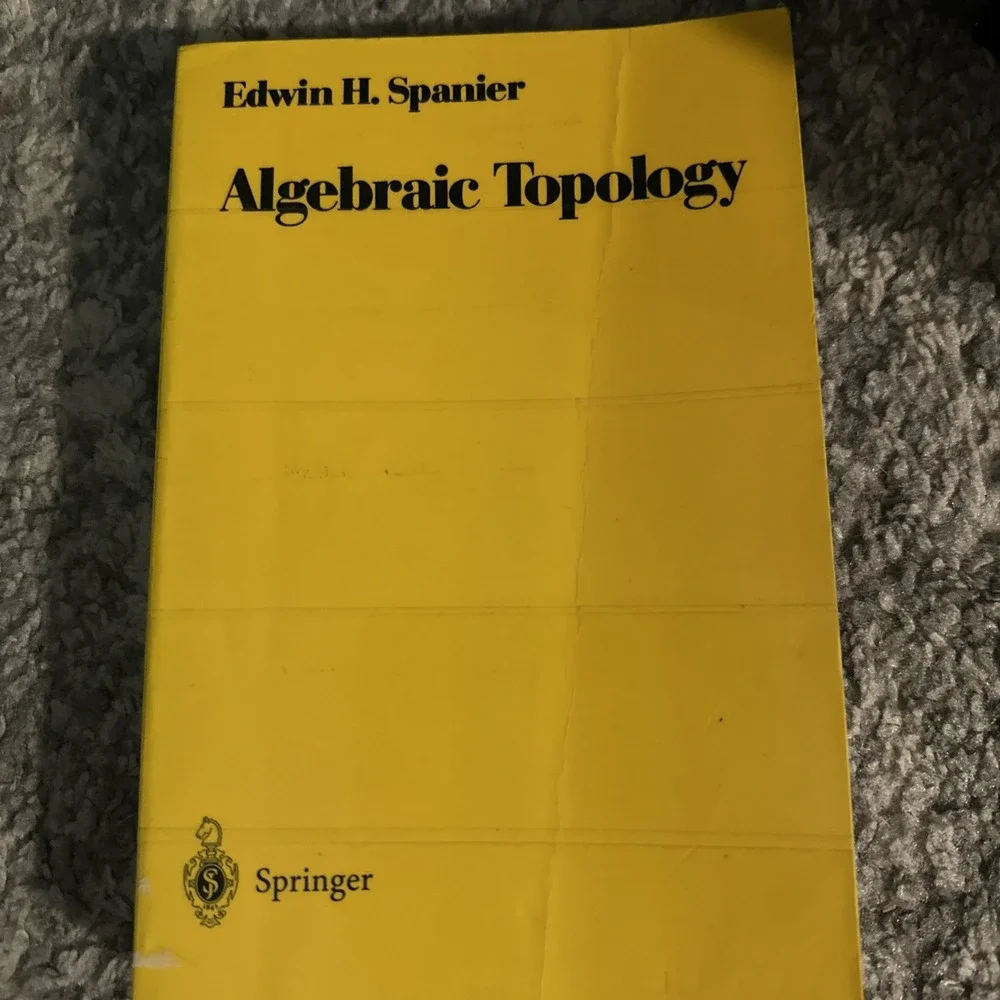 Algebraic Topology - Paperback By Spanier, Edwin H - VERY GOOD